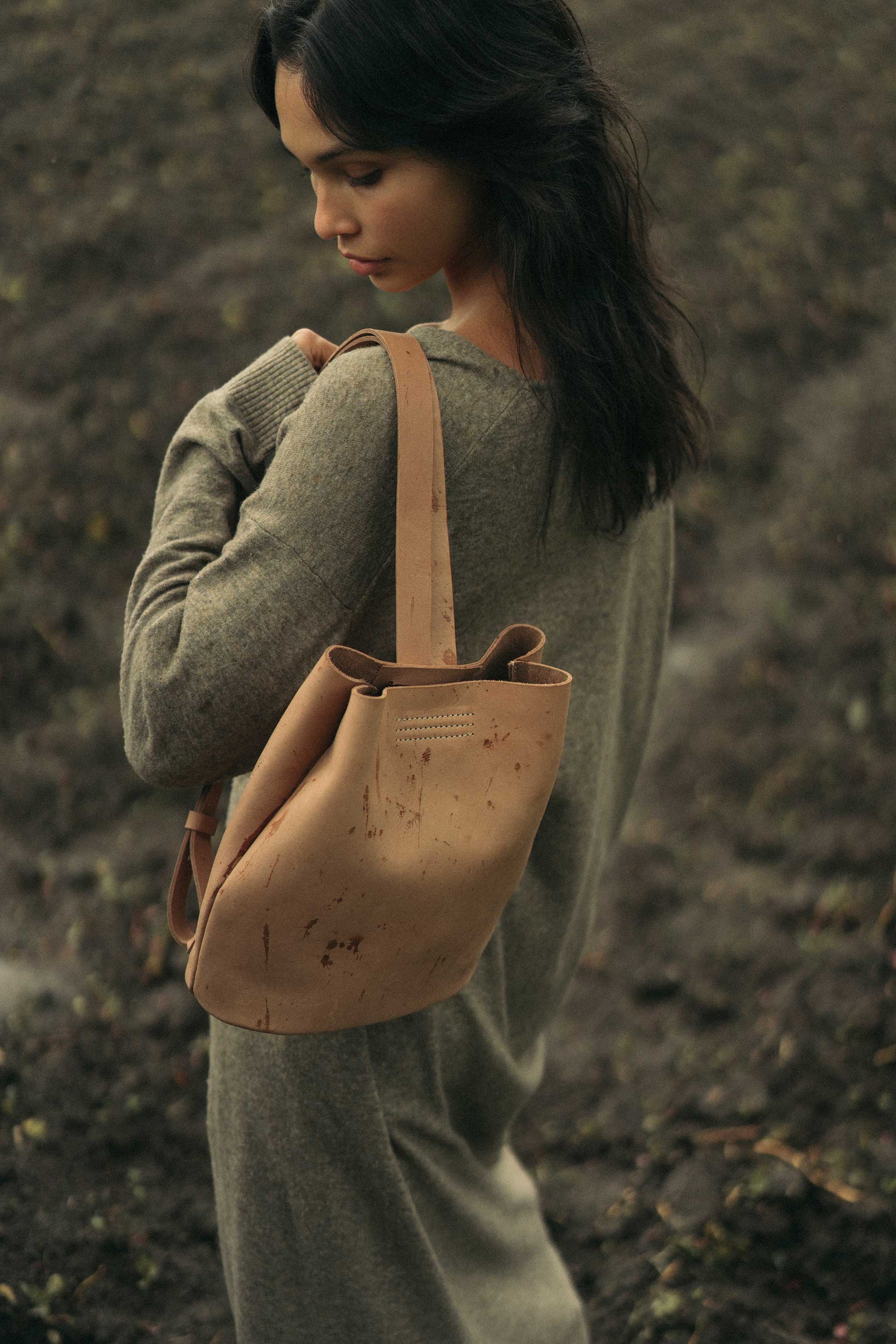 Mini Briska - Morral de cuero