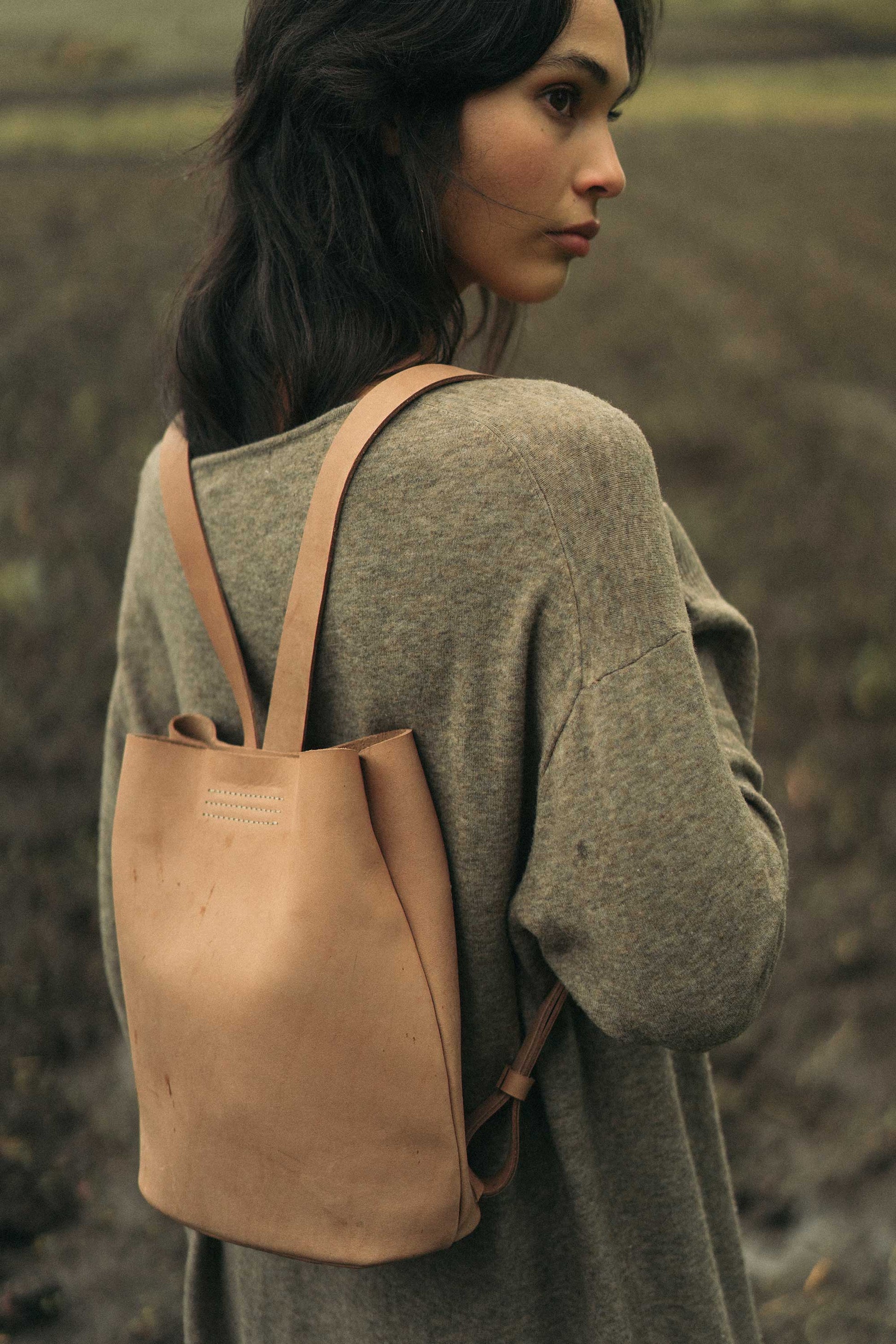 Mini Briska - Morral de cuero