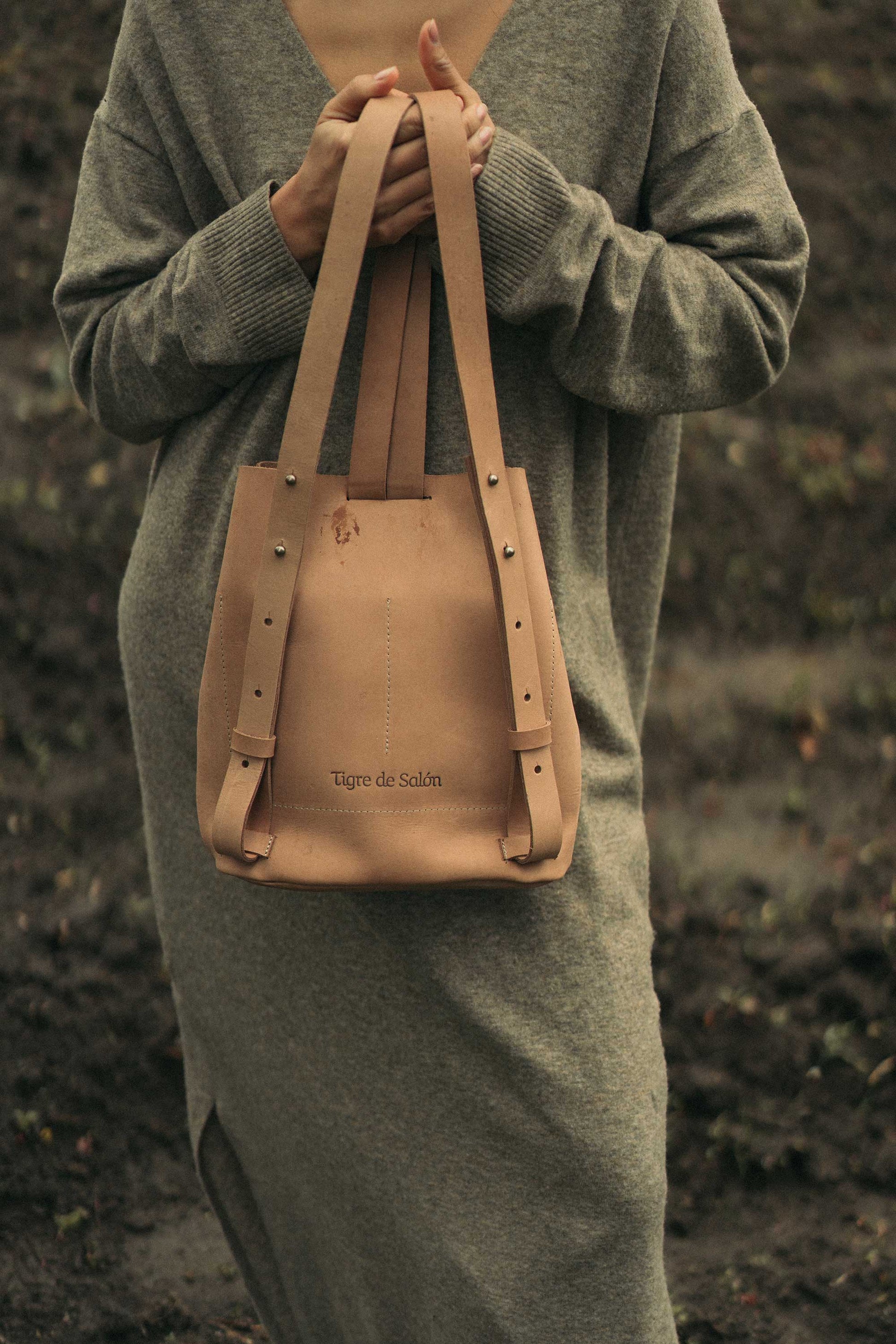 Mini Briska - Morral de cuero